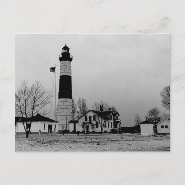 Big Sable Point Lighthouse Postcard (Front)