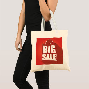Big Sale Red Retail Bag Design