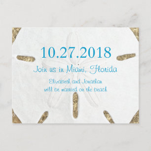 Big Sand Dollar Beach Faire-part de mariage