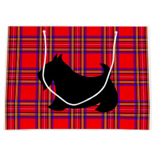 Big Scottish Terrier Christmas Gift Bag