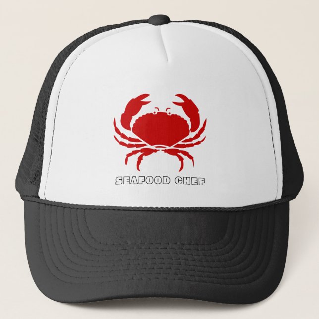 Big Seafood Crab Trucker Hat (Front)