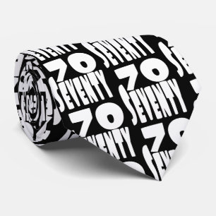 Big Seventy in Large Lettering BIG 70 Tie