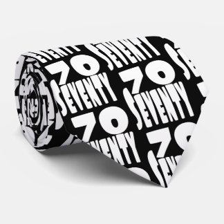 Big Seventy in Large Lettering BIG 70 Tie