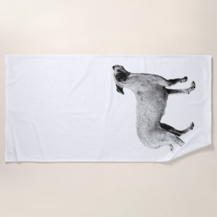 Big Shade, Bright Gaze Beach Towel