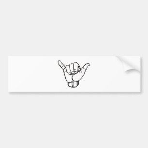 BIG SHAKA BUMPER STICKER
