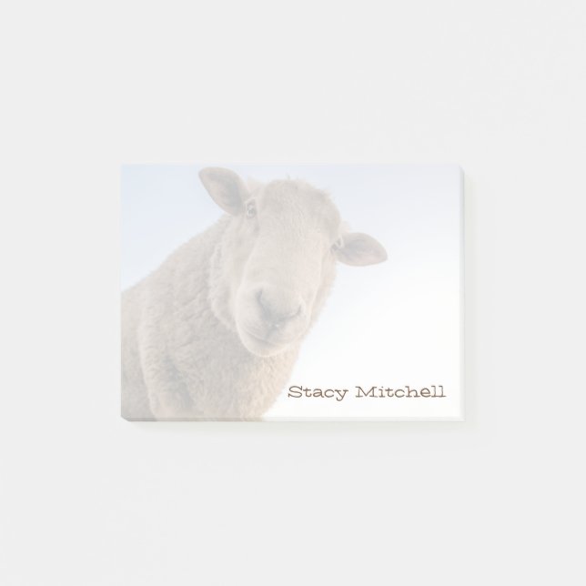 Big Sheep - Personalize It! Post-it Notes (Front)