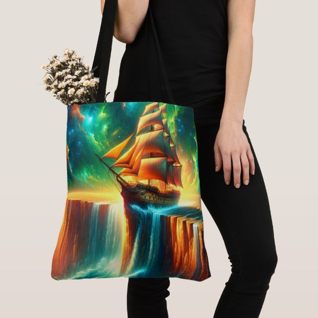 Big Ship Tote Bag (Close Up)