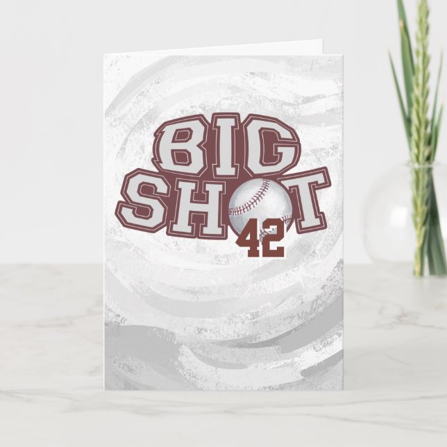 Big Shot Baseball Card (Front)