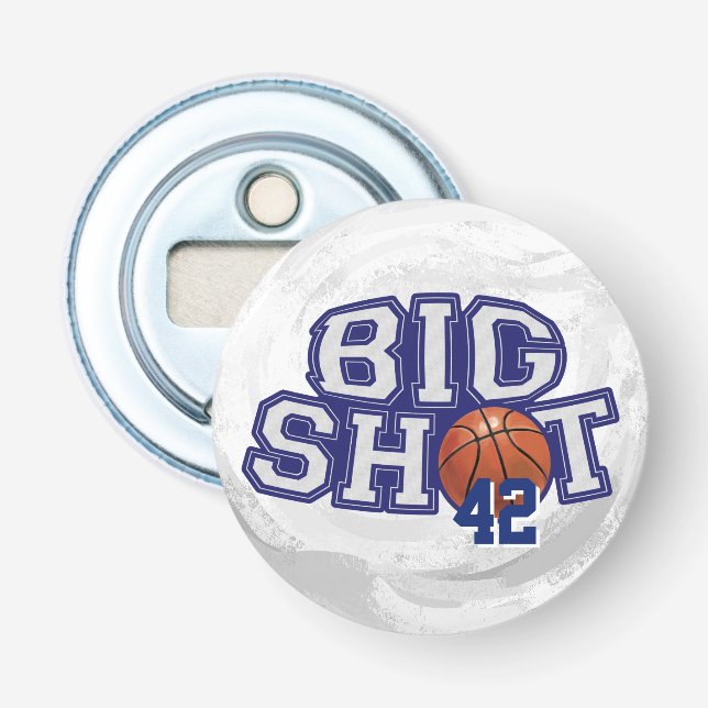 Big Shot Basketball Bottle Opener (Front)