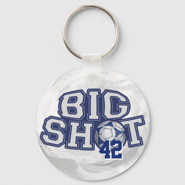 Big Shot Soccerball Keychain (Front)