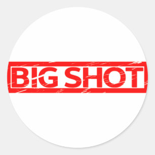 Big Shot Stamp Classic Round Sticker
