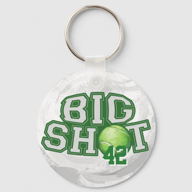 Big Shot Tennis Ball Keychain (Front)