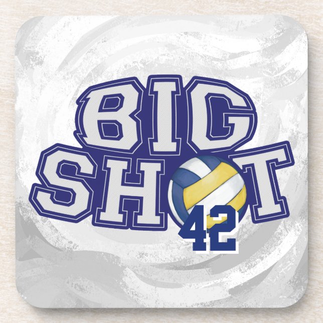Big Shot Volleyball Coaster (Front)