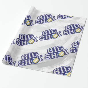 Big Shot Volleyball Wrapping Paper