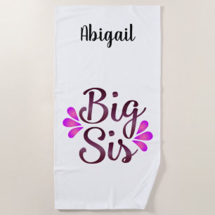 Big Sis Beach Towel