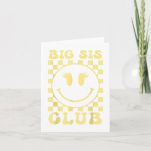 Big Sis Club Chequered Trendy Big Sister Tobe New Card