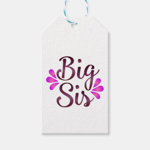 Big Sis Gift Tags