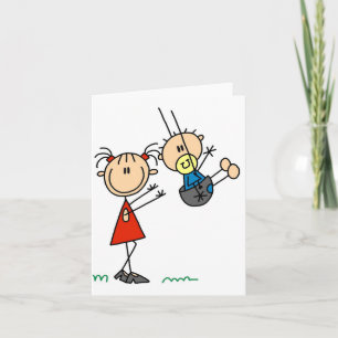 Big Sis Little Brother Note Card