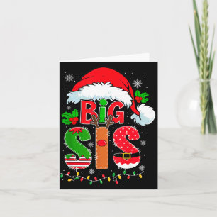 Big Sis Santa Hat New Big Sister Announcement Xmas