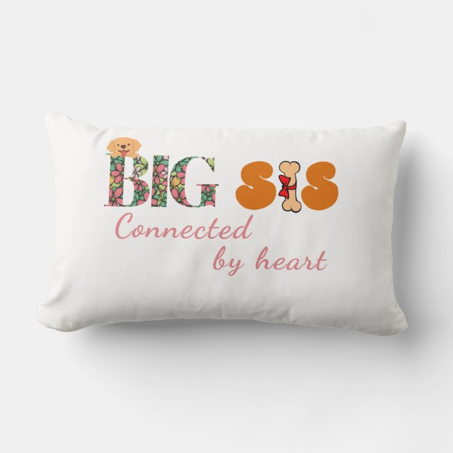 Big sis Throw Pillow  (Front)