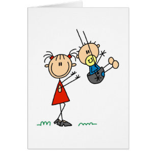 Big Sis with Little Brother Cards and Stickers
