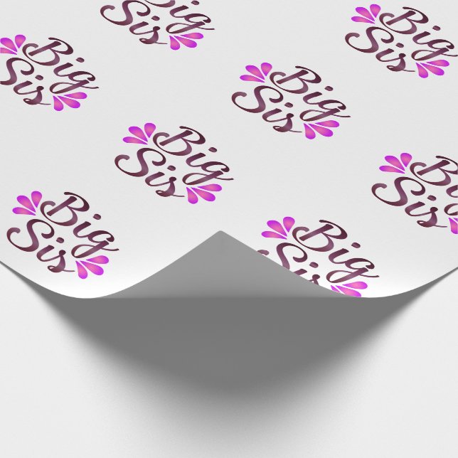 Big Sis Wrapping Paper (Corner)