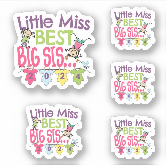 Big Sister 2024 - Little Miss Best Big Sis (Front)