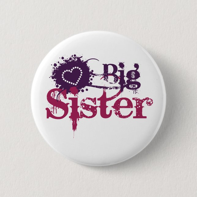 Big Sister 2 Inch Round Button (Front)
