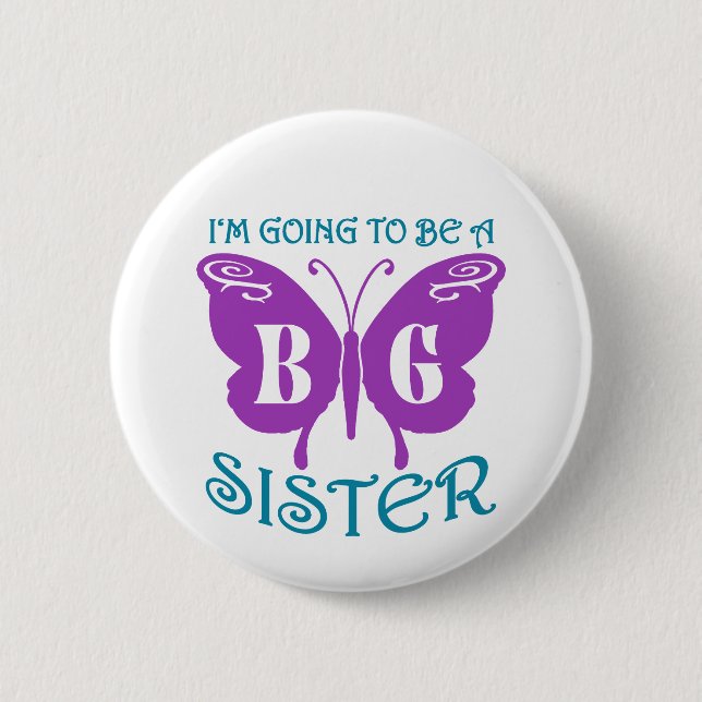 Big Sister 2 Inch Round Button (Front)