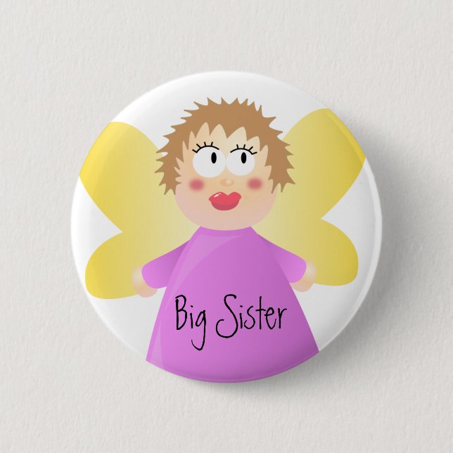 Big Sister 2 Inch Round Button (Front)