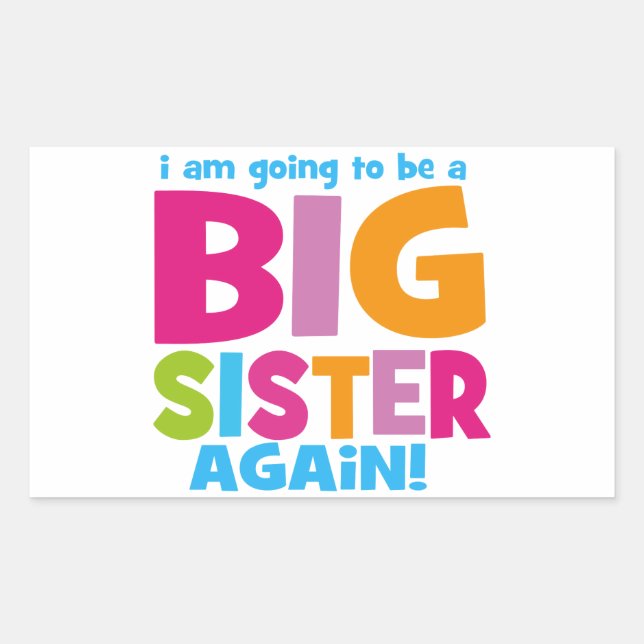 Big Sister Again Sticker (Front)