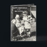 Big Sister Birthday, Siblings Sisters Card<br><div class="desc">Big Sister Happy Birthday,  Siblings Family Special Day Greeting Card. Personalize this card if you wish!</div>