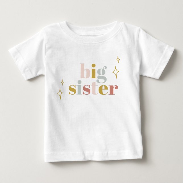 Big Sister Boho Rainbow Shirt (Front)