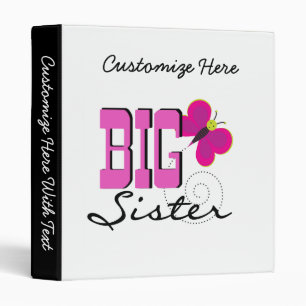 Big Sister - Butterfly Gifts Binder