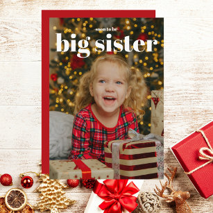 Big Sister Christmas Pregnancy Announcement