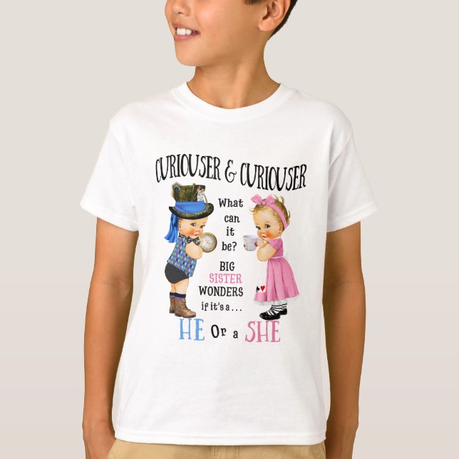 Big Sister "Curiouser" T-Shirt (Front)