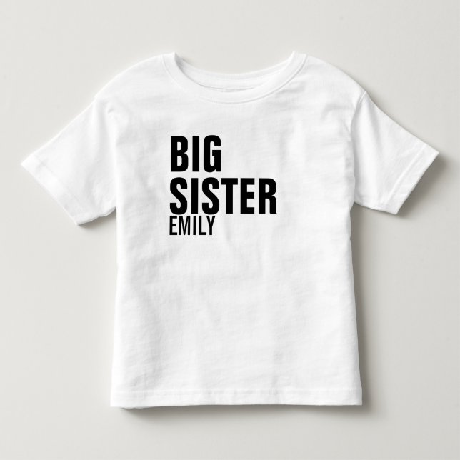 Big Sister Custom T-Shirt (Front)