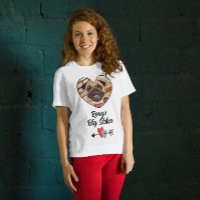 Big sister customized dog photo