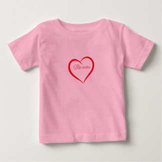 "Big Sister – Cute & Confident Design" Baby T-Shirt