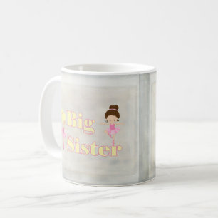 Big Sister Dancing Ballerina Sibling Coffee Mug