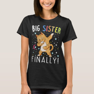 Big Sister Finally Cat Shirt - Cat shirt for Girl
