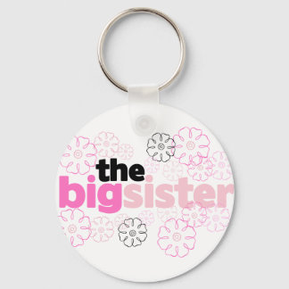 Big Sister Flower T-shirt Keychain