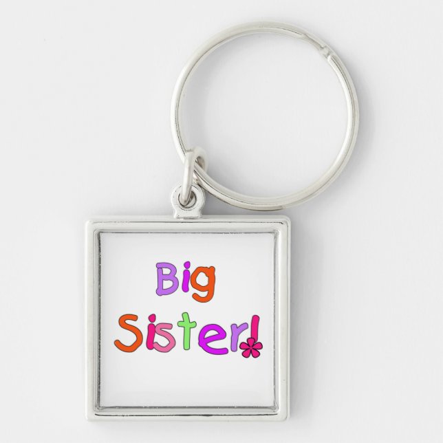 Big Sister Gifts Keychain (Front)