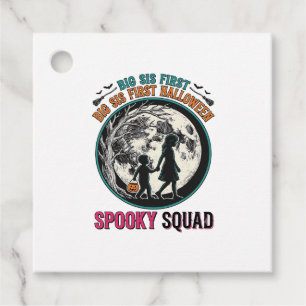 Big Sister Halloween Shirt for Her First Spooky Se Favour Tags