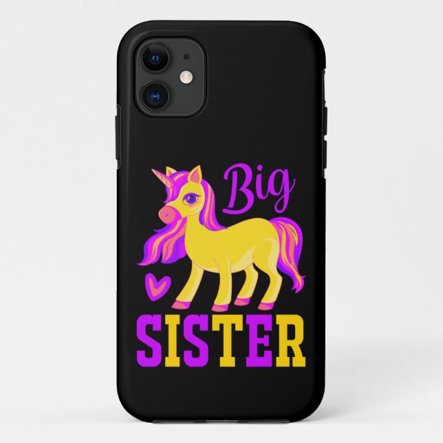 Big Sister Magical Unicorn Case-Mate iPhone Case (Back)