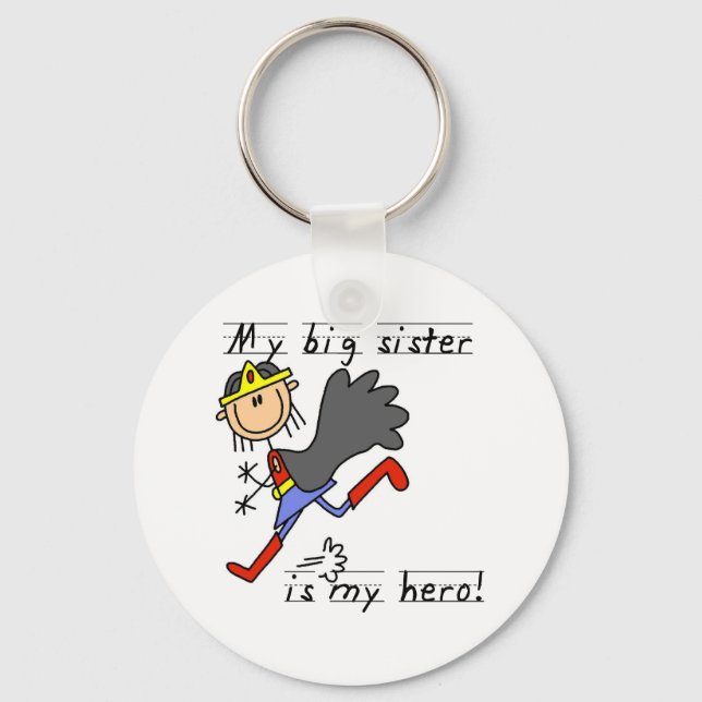 Big Sister My Hero T-shirts and Gifts Keychain (Front)