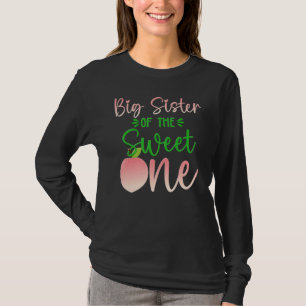 Big Sister Of The Birthday One Peach 1st Summer Fr T-Shirt
