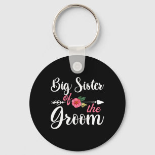 Big Sister Of The Groom Shirts For Women1  Keychain