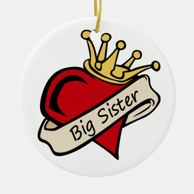 Big Sister ornament (Front)