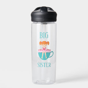 Big Sister Personalized Teacup Custom Text Water Bottle